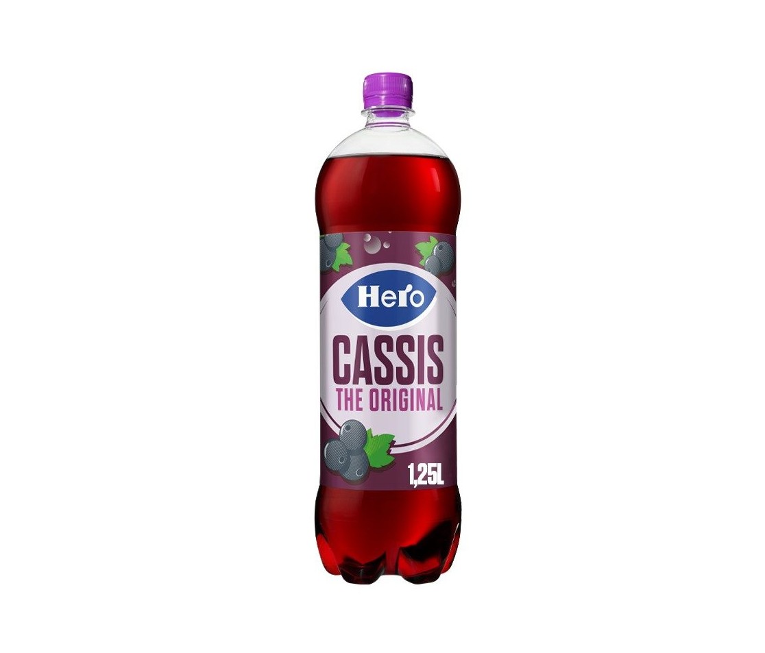 Hero Cassis Pet-Fles 6x1,25lt